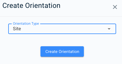Select site from dropdown