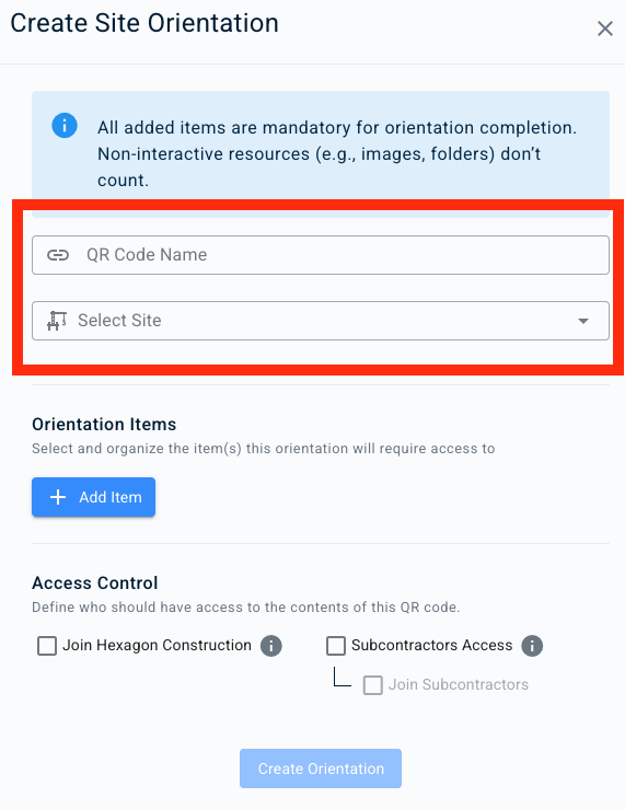 Enter QR code details